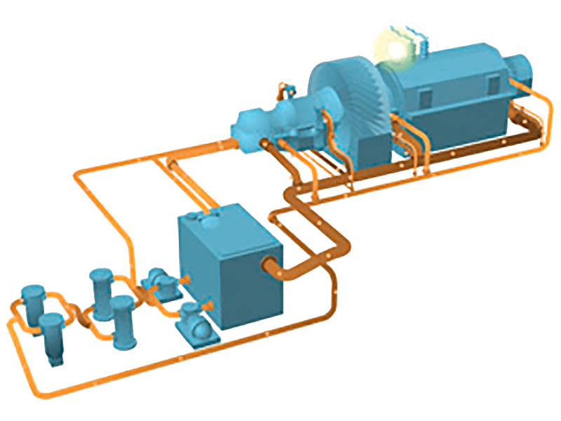Flushing y filtración de aceite